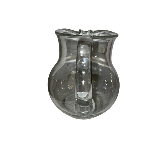 Vintage 1985 Action Industries Floral Lace Pitcher Hand-cut Turkish Crystal NEW - Picture 5 of 16